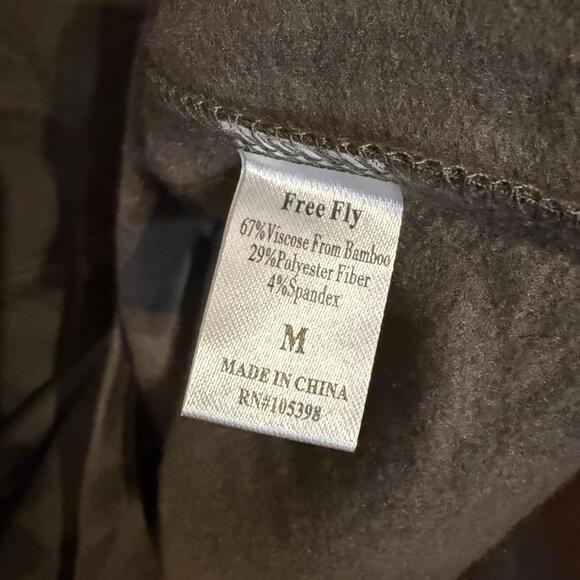 Free Fly Bamboo Fleece Pullover Hoodie Tobacco Root Brown Women’s Medium NWT! - Picture 4 of 6